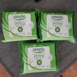 Simple Exfoliating Facial Wipes